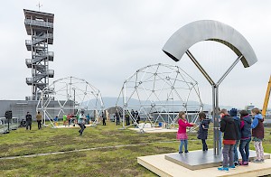 Josef Baier Klanggarten/Bewegungszirkus Foto: Otto Saxinger