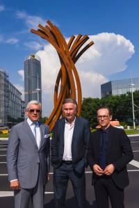 Kunstprojekt Bonn 2016 Bernar Venet ARC 89